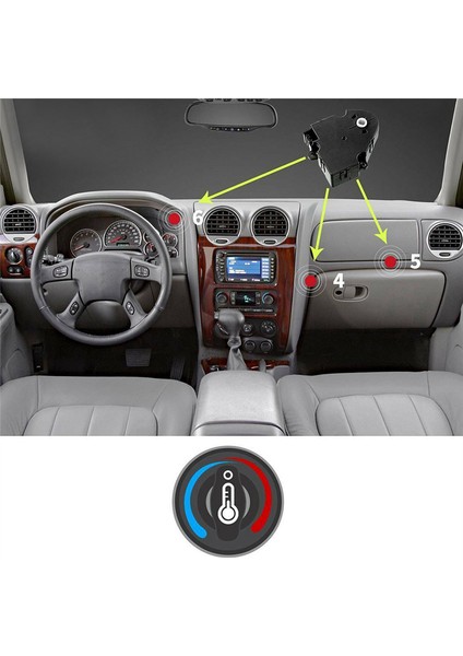 Chevrolet Silverado Gmc Için Hvac Klima Isıtıcı Karışım Kapısı Aktüatörü Sierra Yukon Cadillac 16163982 52402598 604-106 (Yurt Dışından) modelleri