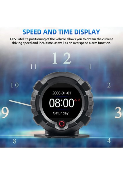 X95 Araba Gps Eğim Metre Dijital Kafa Yukarı Ekran Incinometre Hızölçer Off-Road Araba Perde Eğim Açısı Ölçer (Yurt Dışından) indirimleri