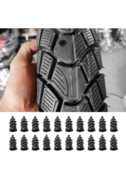 40 Pcs Lastik Onarımı Kauçuk Tırnak, Lastik Onarımı Kauçuk Vidaları Siyah, Hızlı Takım Self Servis Lastik Tamir Çivisi (20S+20L) (Yurt Dışından) fiyatları