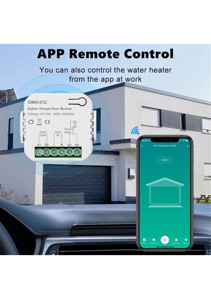 Tuya Zigbee Akıllı Garaj Kapı Kontrolörü Evrensel Garaj Kapı Uzaktan Kumanda Uygulaması Alexa Home Için Ses Zamanlama Kontrolü (Yurt Dışından) indirimleri