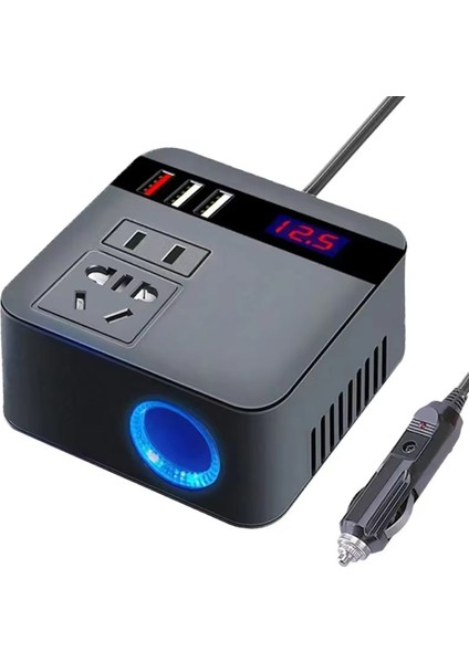 Araç Inverter DC12V/24V-DC110V/220V 120W-PEAK LED Ekran Yuvaları Güç Invertör Adaptörleri Otomobil Invertörleri (Yurt Dışından)