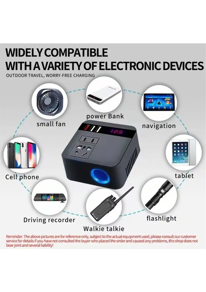 Araç Inverter DC12V/24V-DC110V/220V 120W-PEAK LED Ekran Yuvaları Güç Invertör Adaptörleri Otomobil Invertörleri (Yurt Dışından) indirimleri
