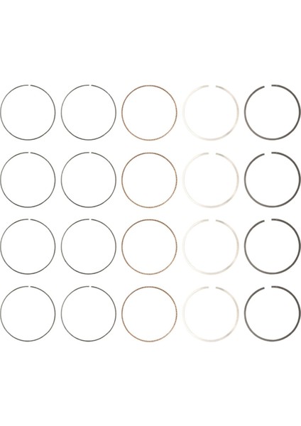 Motor Piston Halkası Seti 230402G510 23040-2G510 Hyundai Sonata Için Optima Sorento Santa Fe 13-18 2.4l (Yurt Dışından) fiyatları