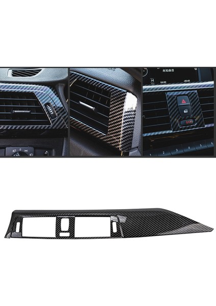 Karbon Fiber Merkez Konsolu Hava Outlet Paneli Trim Cihaz Paneli Trim Bmw 3 Serisi 320LI F30 F35 2013-2019 (Yurt Dışından) fırsatları