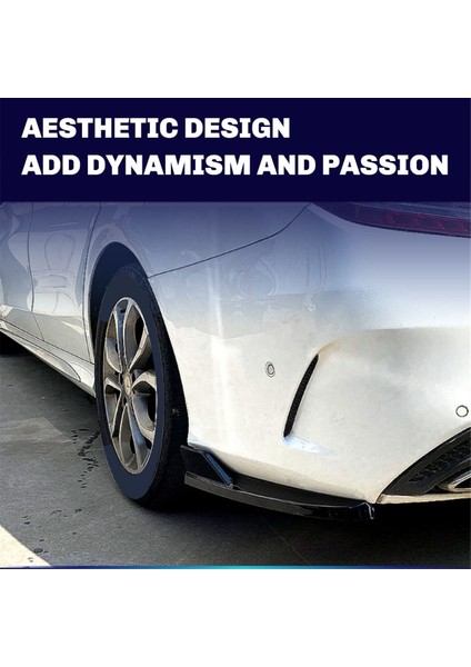 Araba Arka Tampon Canard Dudak Ayırıcı Yan Havalandırma Kiti Mercedes Benz C-Class W205 Coupe C205 2015-2021 (Yurt Dışından) fırsatları