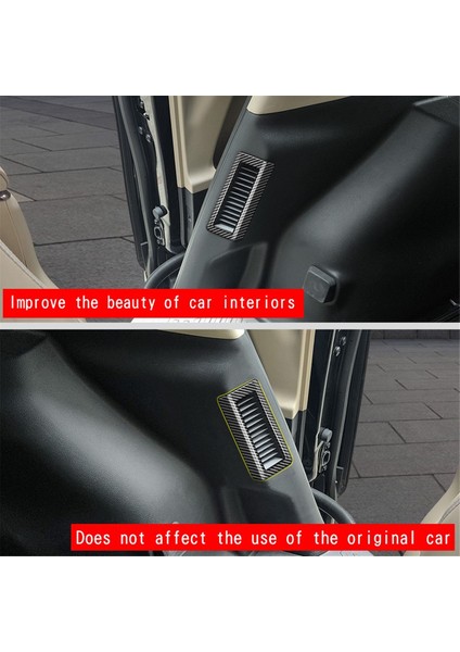 Toyota Alphard Vellfire 40 Serisi 2023+ Karbon Fiber Araba Orta Sıra Hava Outlet Trim Çerçeve Araç Iç Aksesuarları (Yurt Dışından) indirimleri