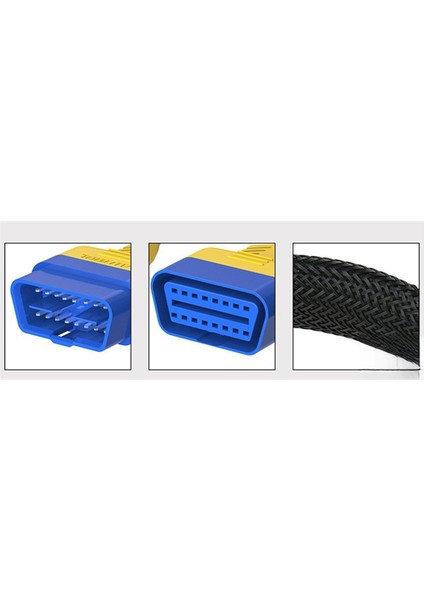 30CM 40CM 16PIN Araç Obd Uzantı Kablosu Obd Konnektör Adaptör Uzatma Kablosu Obd2 Esnek Goopeneck Obdıı Kablo A1 (Yurt Dışından) fiyatları