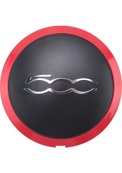 4pcs 133MM Fiat Için Hubcap 500 Tekerlek Merkezi Hub Kapakları Amblem Etiketi 68078419AC 68078421AC 51884863 Kırmızı (Yurt Dışından) fırsatları