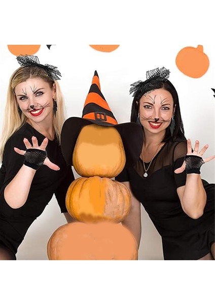 80&#39;lerin Dantel Kafa Bandı, Küpe, Eldiven, Kolye, Bilezik ile Seti Kadın Retro Parti Için Süslü Elbise Kostüm Aksesuarları (Yurt Dışından) fırsatları