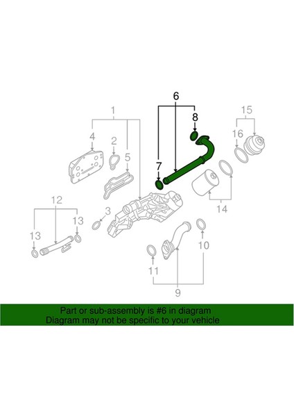 3pcs Motor Soğutucu Su Borusu Yağ Soğutucu Borusu Vauxhall Astra H/j/a/b/c 55353329 55353327 55353330 (Yurt Dışından)