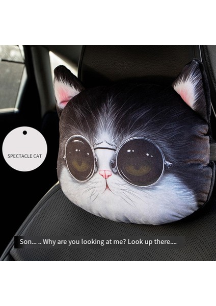 Sevimli Kedi Araba Başlık Araba Boyun Yastığı Yenilik Kafaları Yastık Iç Araba Aksesuarları Destek (Yurt Dışından) indirimleri