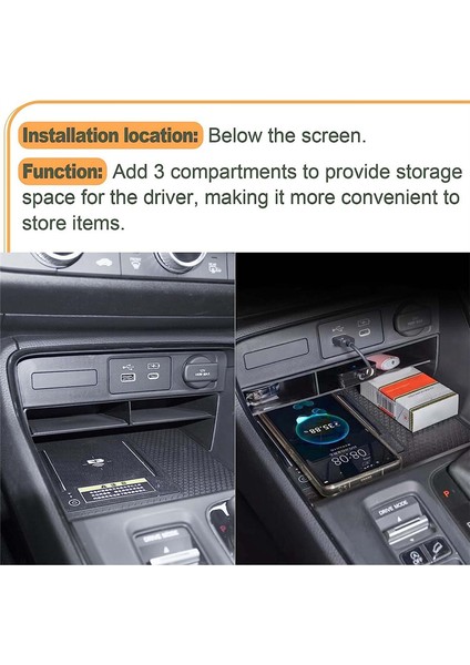 Honda Cr-V 2023 Crv Merkezi Depolama Tepsisi Organizatör Konteyner Düzenleme Iç Aksesuarları Için Araba Merkezi Konsol Kutusu (Yurt Dışından) modelleri