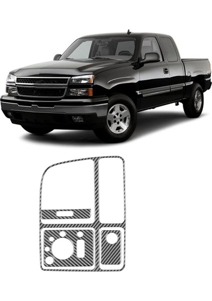 Chevy Silverado Için Karbon Fiber 1500 1999-2002 Merkez Konsol Sürücü Yan Hava Çıkış Havalandırma Kapak Trim Aksesuarları, B (Yurt Dışından) fırsatları