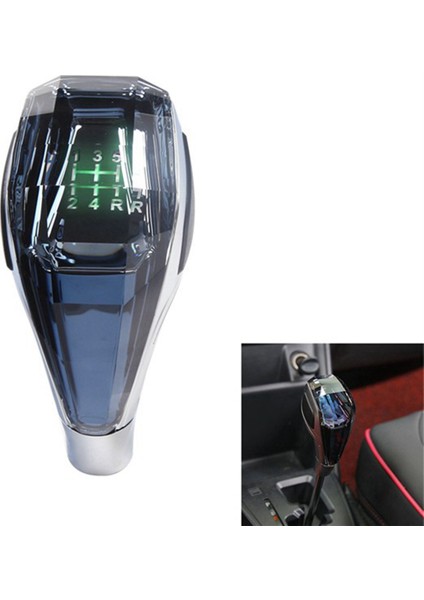 Araba Universal LED Crystal Hapsing Toyota Honda Hyundai Nissan Için Manuel Şanzıman Dişli Vites Knob Kol Stick Head (Yurt Dışından) modelleri