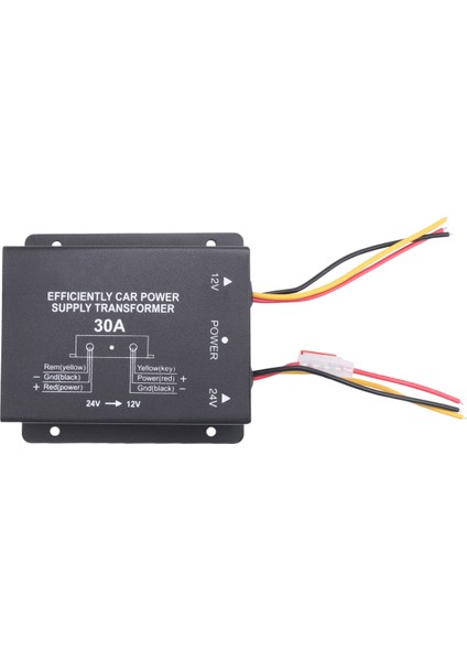 24V Ila 12V 30A Araç Güç Kaynağı Buck Transformatör Kamyonu Kamyon Otobüs DVD Ses Modifikasyonu Verimli Araç Güç Kovası (Yurt Dışından)