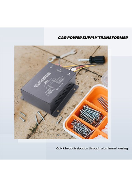 24V Ila 12V 30A Araç Güç Kaynağı Buck Transformatör Kamyonu Kamyon Otobüs DVD Ses Modifikasyonu Verimli Araç Güç Kovası (Yurt Dışından) fırsatları