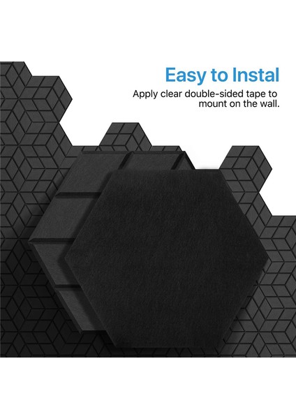 12 Paket Kendinden Yapışkan Akustik Ses Geçirmez Köpük Panelleri 13.8 x 12 X0.4inch, Stüdyolar/kayıt Stüdyoları/ofisleri Için, Siyah (Yurt Dışından) fırsatları