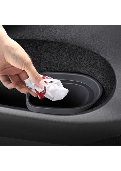 Tesla Için Model Y 2025 Araba Kapısı Çöpü Silikon Kapı Depolama Kutusu Su Geçirmez Çöp Can 2024 Model 3 (Yurt Dışından) fırsatları