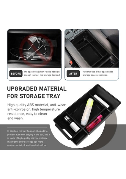 2022 Mercedes Benz C Sınıfı W206 C200 C220 Koltuk Emme Ikincil Saklama Kutusu Aksesuarları Için Merkez Konsol Organizatör Tepsisi (Yurt Dışından) indirimleri