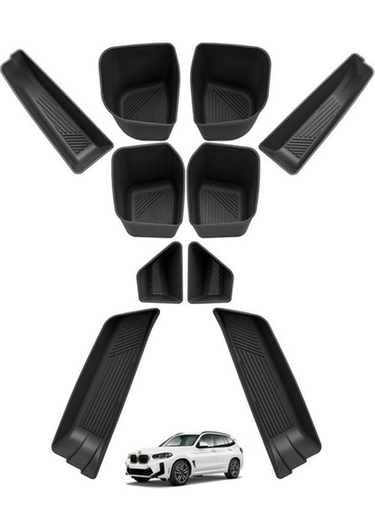 Bmw Için Araba Kapısı Organizatör Tepsisi X3 G45 2025 Kapı Yan Depolama Cepleri Yan Ekle Organizatör Kutusu Iç Aksesuarlar (Yurt Dışından) modelleri