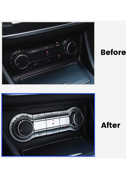 Araba Merkezi Konsol Klima Düğmesi Çıkartma Mercedes Benz Cla C117 Gla X156 A B Sınıfı W176 W246 (Yurt Dışından) fırsatları