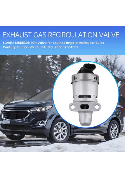 EGV612 12565309 Chevy Equinox Için Egr Valfı Buick Century Pontiac V6 3.1l 3.4l 3.5l 2000 12564563 (Yurt Dışından) fırsatları