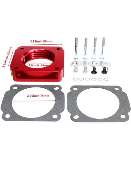 400-524 Ford Mustang Gt 1999-2004 4.6l V8 Için Gaz Kelebeği Gövdesi Aralayıcı (Yurt Dışından) fiyatları