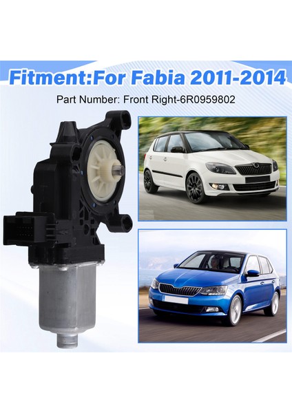 Skoda Fabia Için 2011-2014 Araba Penceresi Asansör Motor Penceresi Cam Kaldırıcı Motor 6R0959802 Ön Sağ (Yurt Dışından) indirimleri