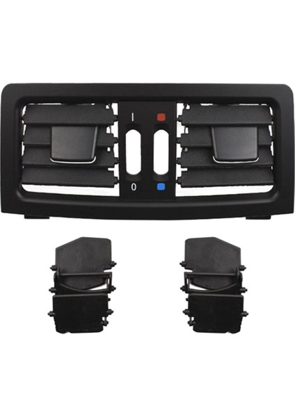 Bmw E60 E61 5 Serisi Siyah Için Arka Klima Havalandırma Grille Kapak (Yurt Dışından)