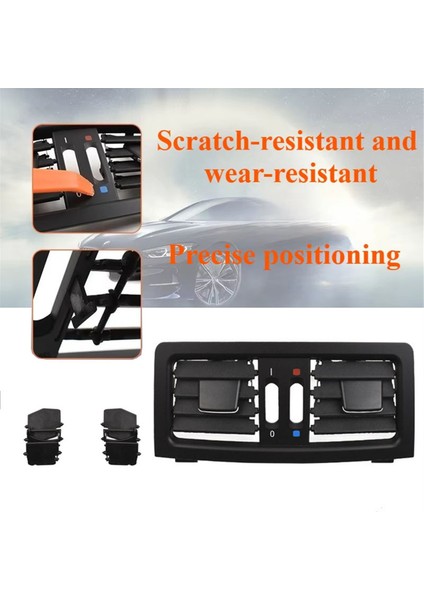 Bmw E60 E61 5 Serisi Siyah Için Arka Klima Havalandırma Grille Kapak (Yurt Dışından) fırsatları