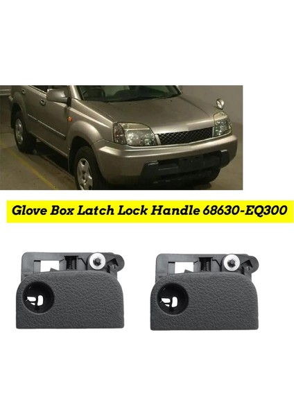 2pcs Araba Torpbanı Kılavuzu Kilit Sığınağı 68630-EQ300 Nissan X-Trail T30 2001-2006 Market Kutusu Kilit Kapağı Assy 68630EQ300 (Yurt Dışından) fiyatları