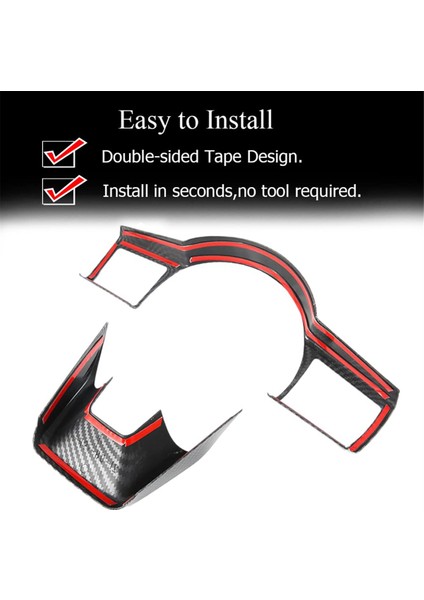 Nissan Rogue X-Trail 2021 2022 2023 Direksiyon Simidi Paneli Çerçeve Kapak Döşeme Iç Aksesuarları (Abs Karbon Fiber) (Yurt Dışından) indirimleri