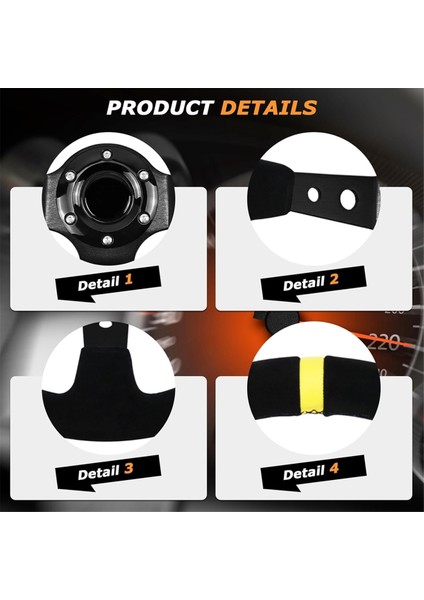 Evrensel Yarış Direksiyon Simidi, 350MM 6 Cıvata Direksiyon Simidi Yarış/ralli/motor Sporları/araba Sim Sürüş (Yurt Dışından) modelleri