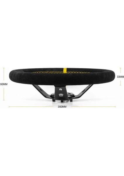 Evrensel Yarış Direksiyon Simidi, 350MM 6 Cıvata Direksiyon Simidi Yarış/ralli/motor Sporları/araba Sim Sürüş (Yurt Dışından) indirimleri
