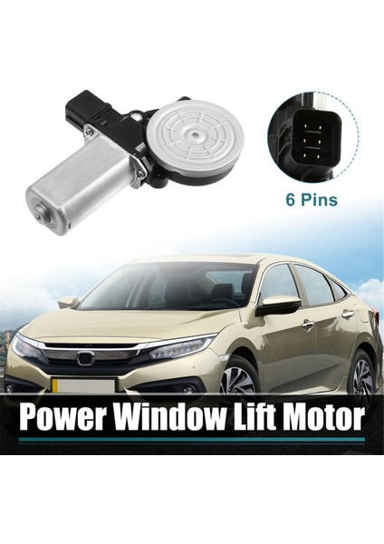 Araba Ön Sol Elektrikli Pencere Asansör Motoru 72250-SNA-A03 Honda Civic 2006-2011 Pencere Cam Kaldırma Motoru (Yurt Dışından) fiyatları