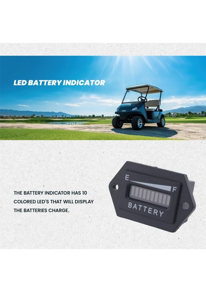 Yamaha Golf Arabası Için Ezgo Club Otomobili Için 48V Volt Pil Göstergesi Ölçer Göstergesi (Yurt Dışından) fiyatları