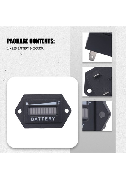 Yamaha Golf Arabası Için Ezgo Club Otomobili Için 48V Volt Pil Göstergesi Ölçer Göstergesi (Yurt Dışından) modelleri