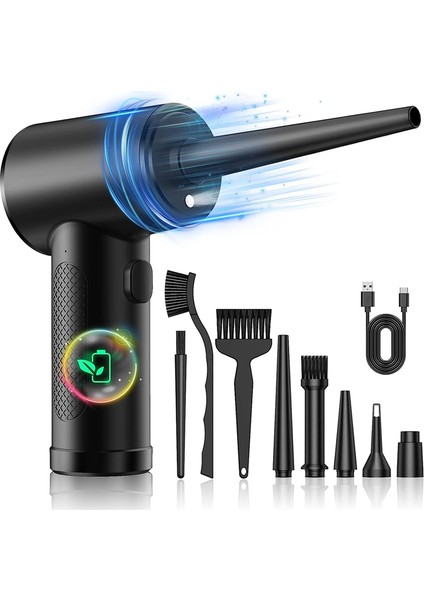 Sıkıştırılmış Hava Sprey Toz Üfleme Elektrikli Toz Üçlü Klavye Temizleme Dizüstü Bilgisayar, Kanepe, Araba, Ofis Ekipmanı Için Hava Spreyi (Yurt Dışından)