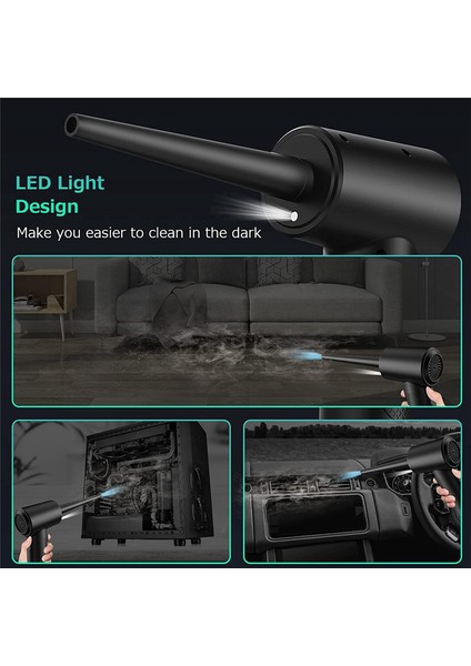 Sıkıştırılmış Hava Sprey Toz Üfleme Elektrikli Toz Üçlü Klavye Temizleme Dizüstü Bilgisayar, Kanepe, Araba, Ofis Ekipmanı Için Hava Spreyi (Yurt Dışından) fırsatları