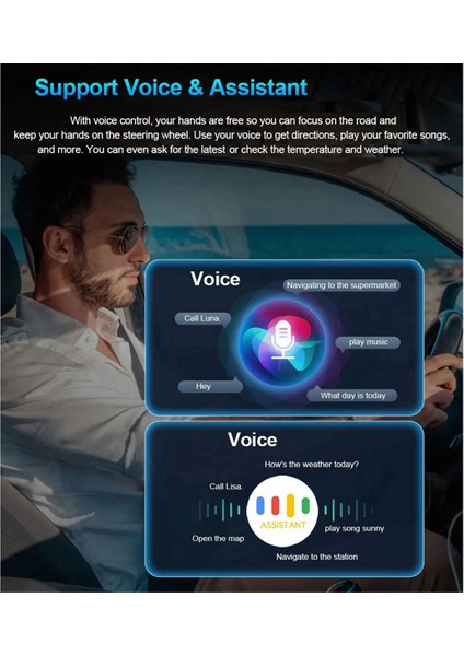 Kablosuz Carplay Adaptörü Kablosuz Android Otomatik Dongle Araç Apple iPhone Android Telefon Fiş ve Oynat Için Aı Kutusu Oyna (Yurt Dışından) fiyatları