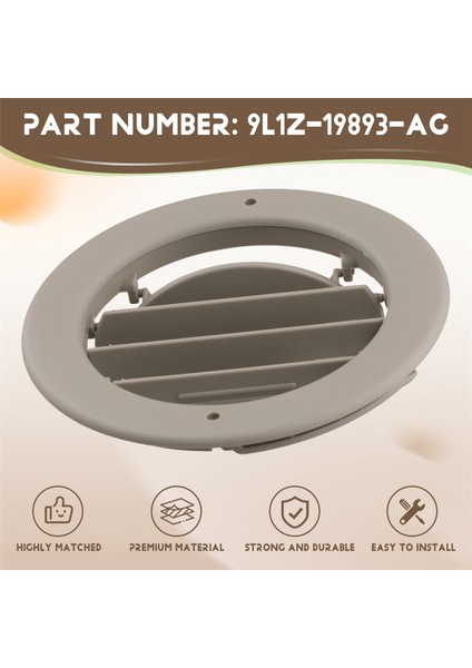 Araba Klima Hava Outlet Izgara Iç Tavan Hava Çıkışı 9L1Z-19893-AG Ford Expedition Lincoln Navigator (Yurt Dışından) indirimleri