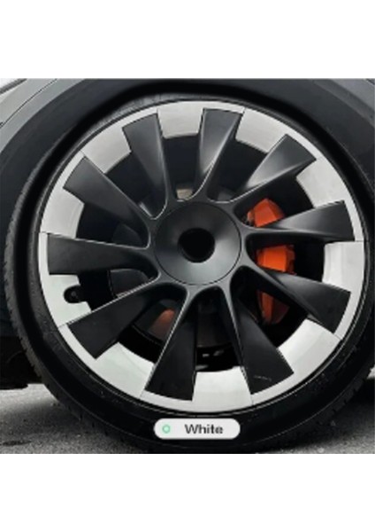 Tesla Için 40PCS Model Y 2020-2023 Hub Kapağı Jant Yaması 20 Inç Tekerlek Koruyucular Hubcap Aksesuarları Beyaz (Yurt Dışından)