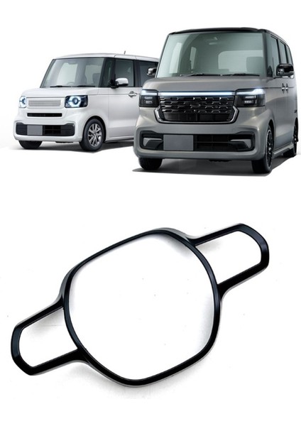 Honda N-Box Jf5 Jf6 2023 2024 Rhd K-Car Direksiyon Terici Kapak Dekorasyon Iç Aksesuarları, Siyah (Yurt Dışından) indirimleri