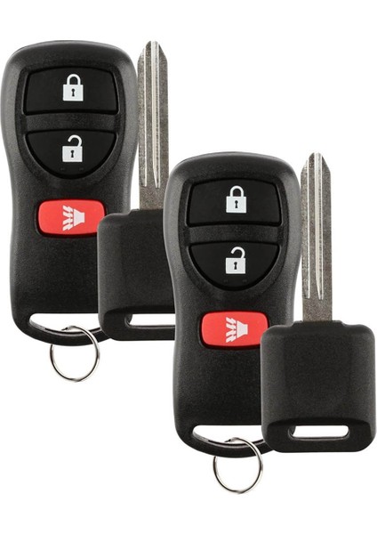 2set Yedek Anahtar Fob Araç Uzaktan Kesik Taşıma Tuşuna Sahip Nissan KBRASTU15, CWTWB1U733, Id 46, NI04T (Yurt Dışından)