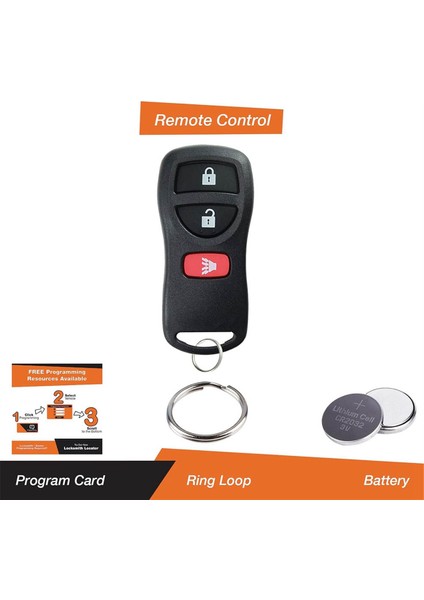 2set Yedek Anahtar Fob Araç Uzaktan Kesik Taşıma Tuşuna Sahip Nissan KBRASTU15, CWTWB1U733, Id 46, NI04T (Yurt Dışından) fiyatları