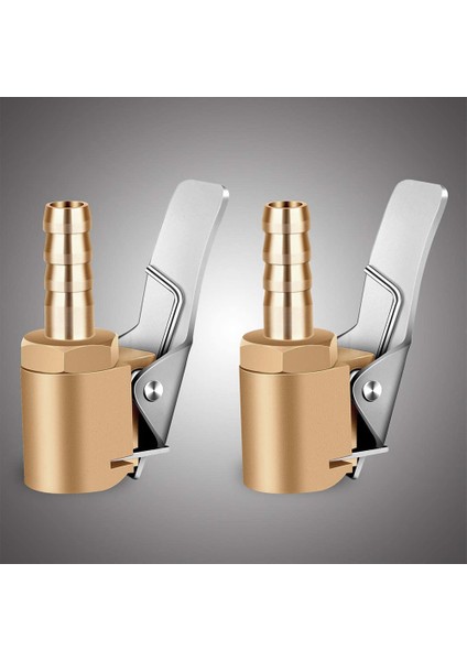 1/4inch Pirinç Lastik Şişirme Kilidi Hava Chuck, Mini Hava Kompresörü Lastik Şişman Chuck Hortum Hortum Onarım-2pack Için End (Yurt Dışından) modelleri