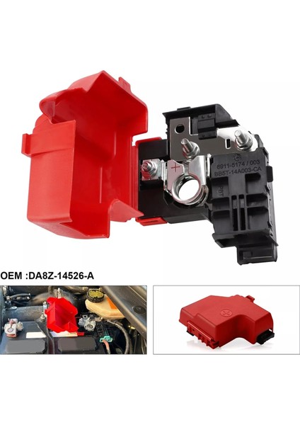 Araba Pil Kablosu Terminal Son Devre Kesici DA8Z-14526-A Ford Explorer Polis Torusu 2011-2019 BB5Z-14526-AA (Yurt Dışından) fırsatları