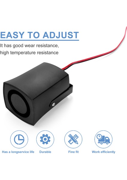 12-24V 6tones Araba Polisi Yangın Alarmı Boynuz Yüzüğü Alarm Sistemi Siren Hoparlör Uyarı Yüksek Sesli Ses Alarm Hoparlör (Yurt Dışından) fırsatları