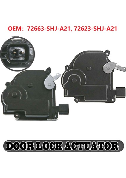 Arka Sol ve Sağ Güç Sürgülü Kapı Kilidi Aktüatörü 72663-SHJ-A21 72623 Honda Odyssey Için 2005-2010 (Yurt Dışından) modelleri