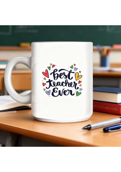 Başarı Mimarı Öğretmenlere Özel Tasarım Kupa Beyaz modelleri